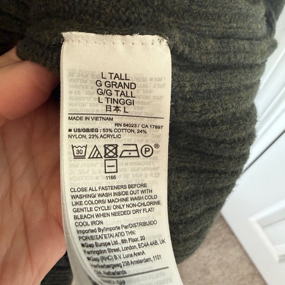 GAP Cashsoft Cardigan Sweater, size L - Picture 4 of 4